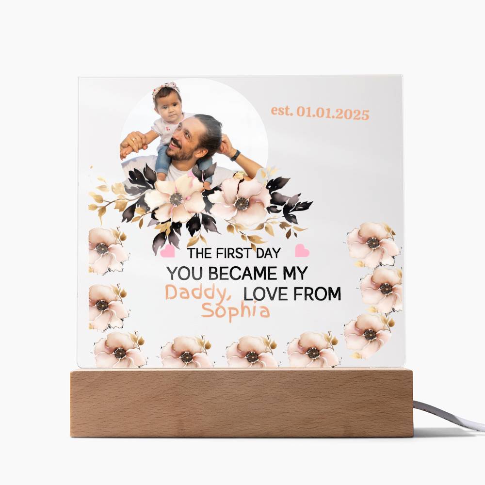 A Love Acrylic Plaque for Dad
