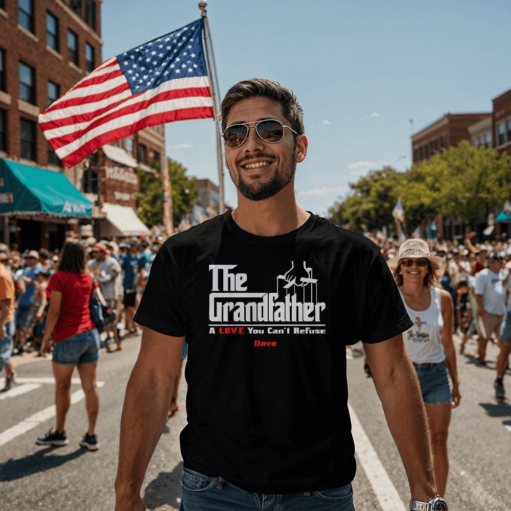 CUSTOM Unisex Love T-Shirt For Grandfather