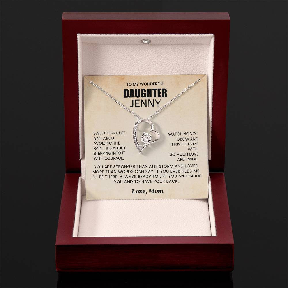 Forever Love Necklace with On Demand Message Card