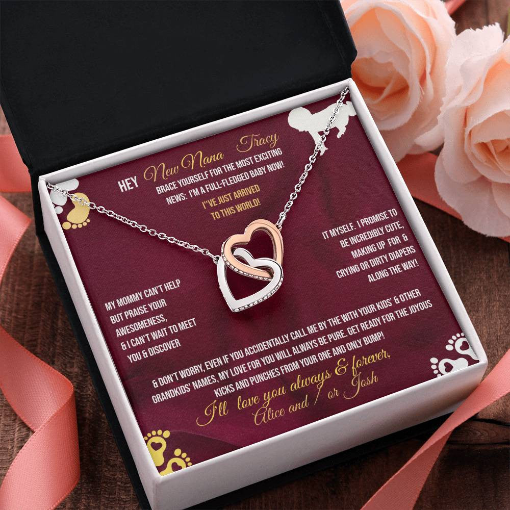A Custom Love Necklace for a New Grandma.