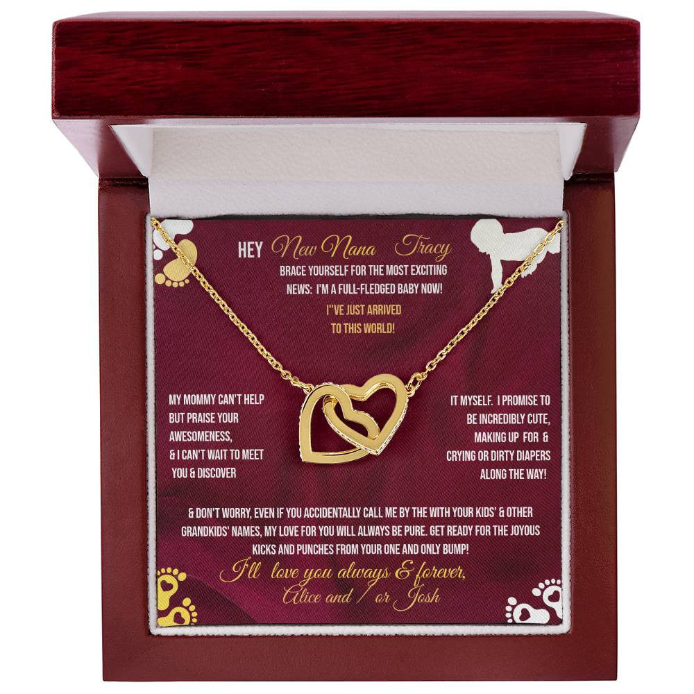 A Custom Love Necklace for a New Grandma.