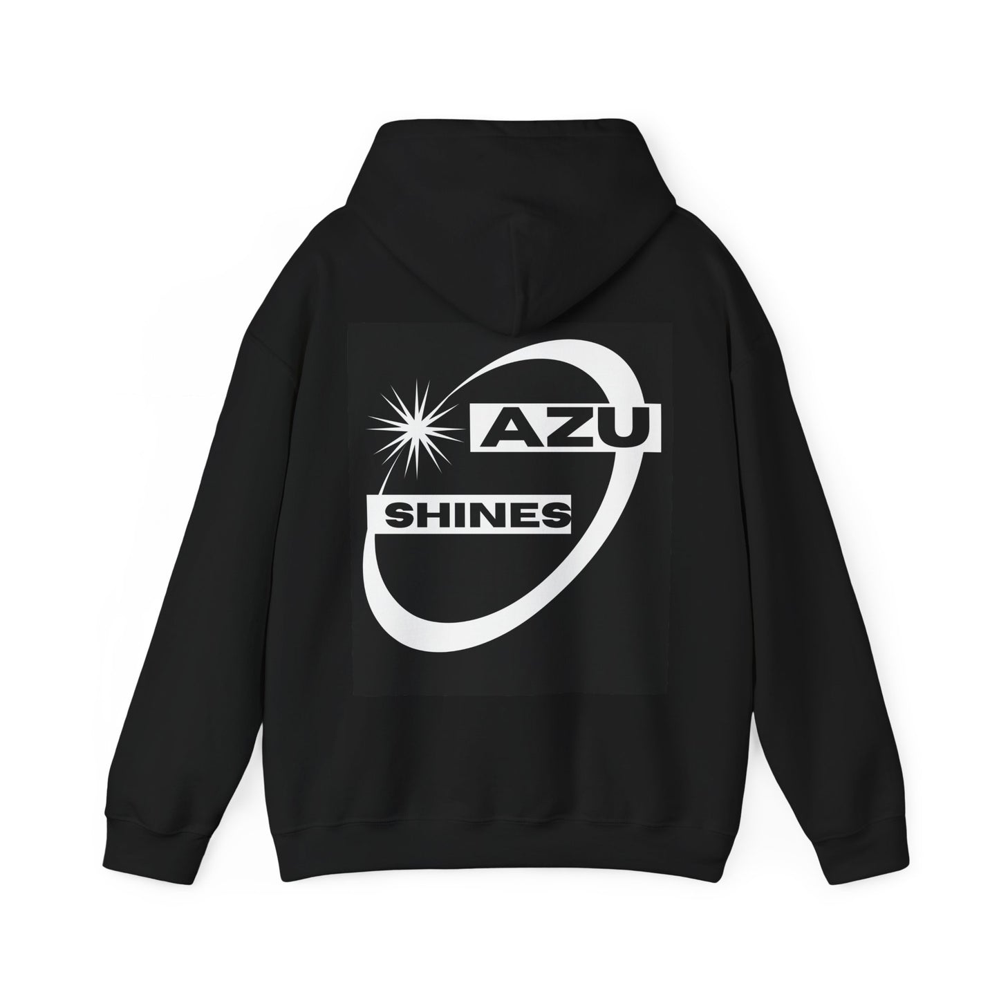 Azu Shines Hooded Sweatshirt, Unisex Hoodie, Cozy Sweatshirt Gift, Trendy Streetwear, Comfortable Casual Wear