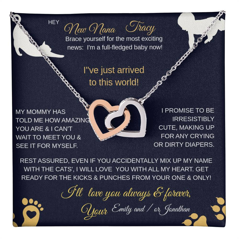 An I Love You Necklace for a New Nana,