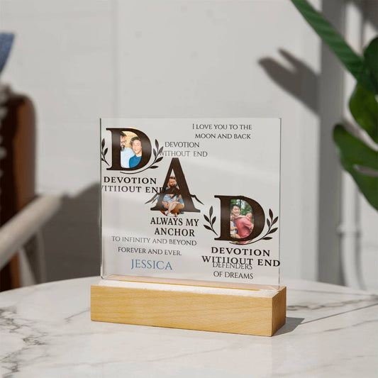 A Love Acrylic Plaque for Dad