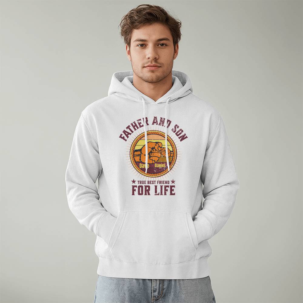 Custom Dad and Son Unisex T-Shirt and Hoodie