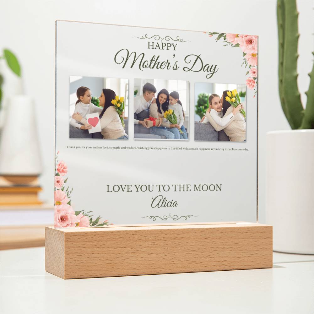 Mother's Day Acrylic Love Custom Plaque