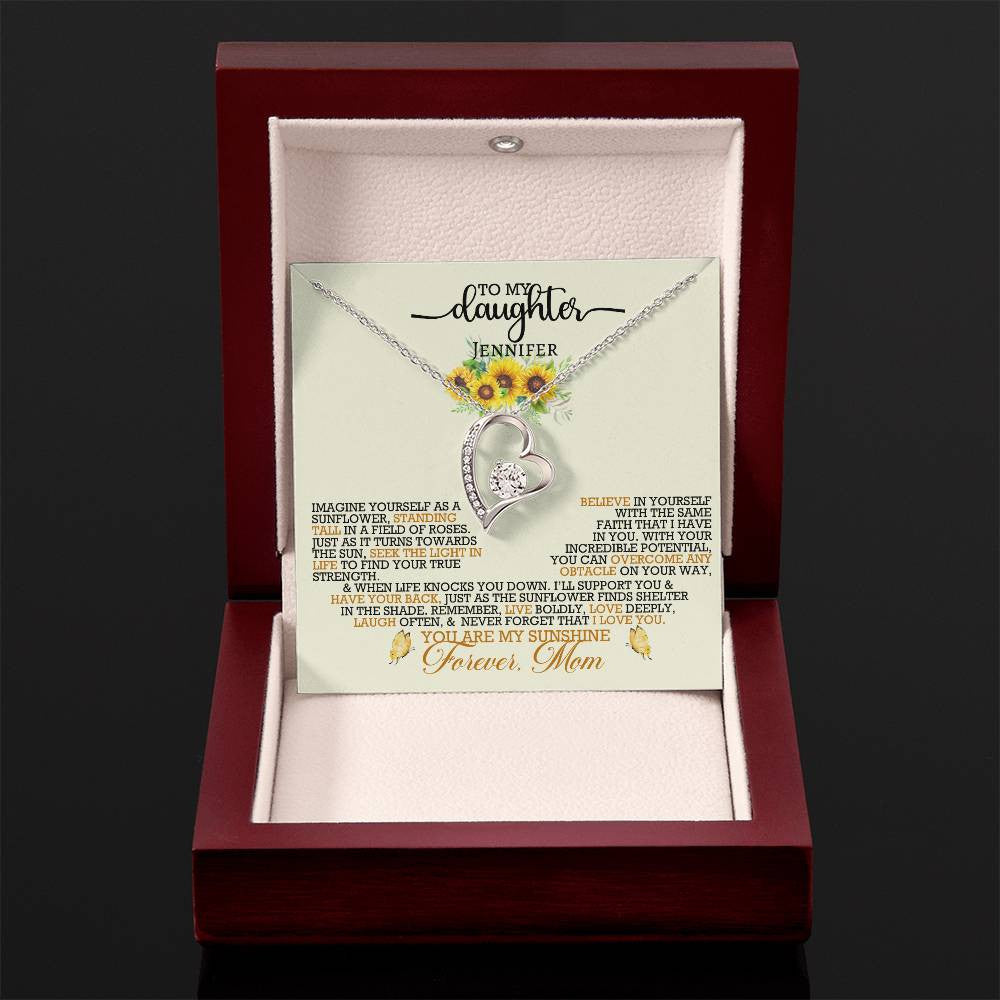 Forever Love Necklace with On Demand Message Card