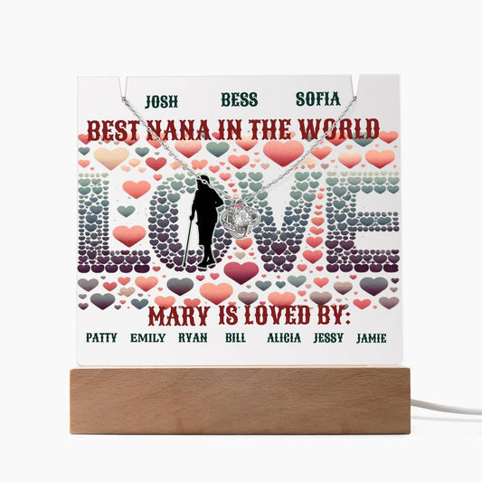 A Love Keepsake Gift Acrylic Bundle for Grandma (Nana)