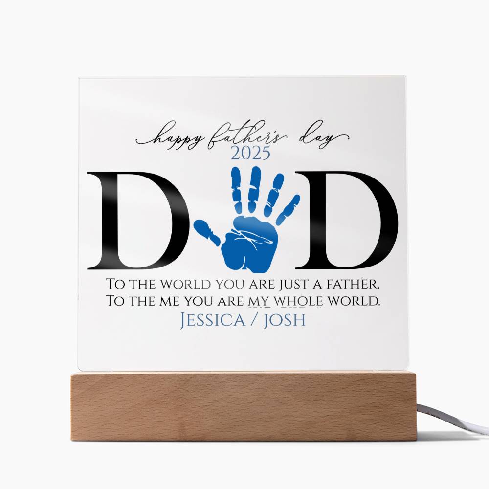 An Acrylic Plaque for Dad