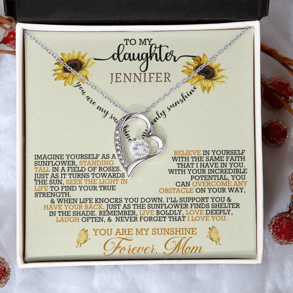 Forever Love Necklace with On Demand Message Card