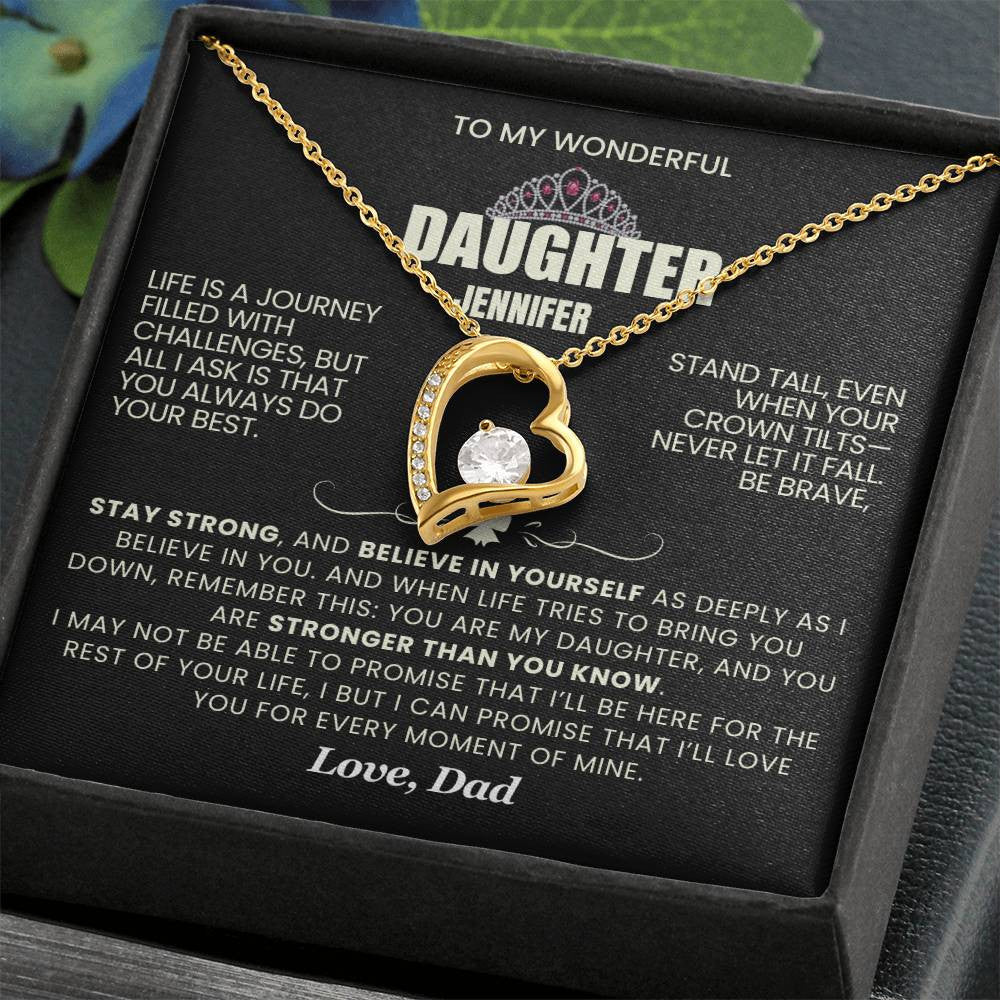 Forever Love Necklace with On Demand Message Card