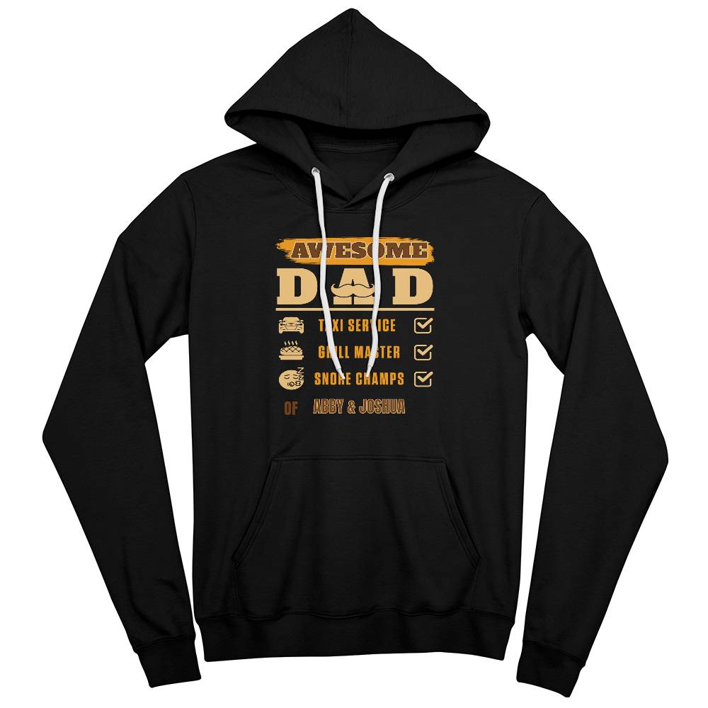CUSTOM Unisex Pullover Hoodie Tank Top AND TSHIRT for Dad