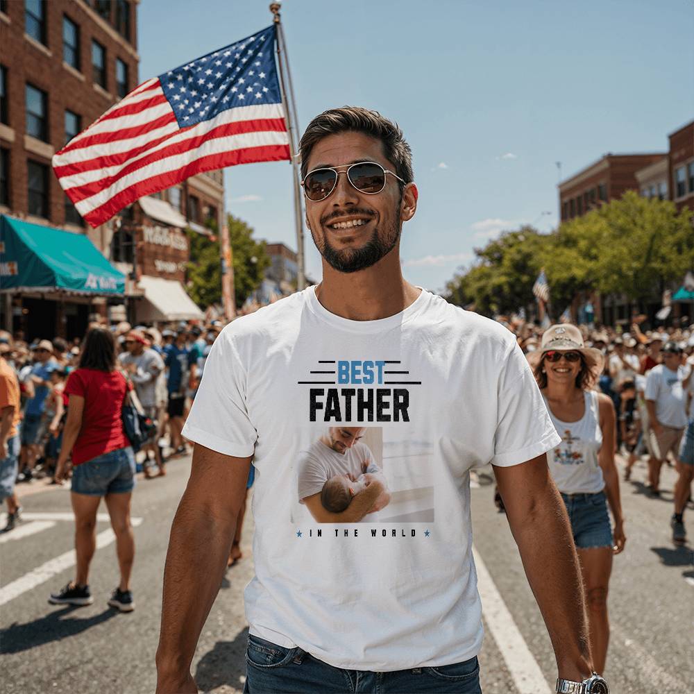 Custom Dad's Photo Unisex T-Shirt hoodie