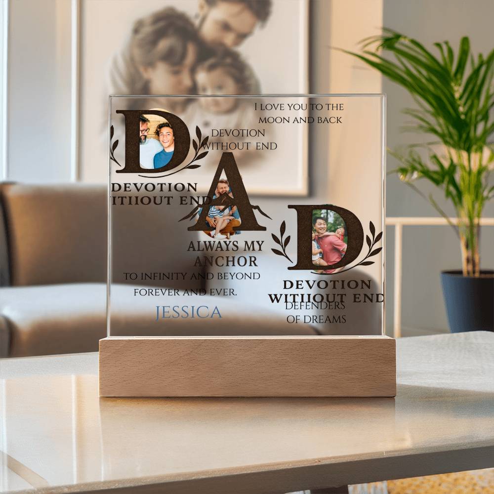 A Love Acrylic Plaque for Dad