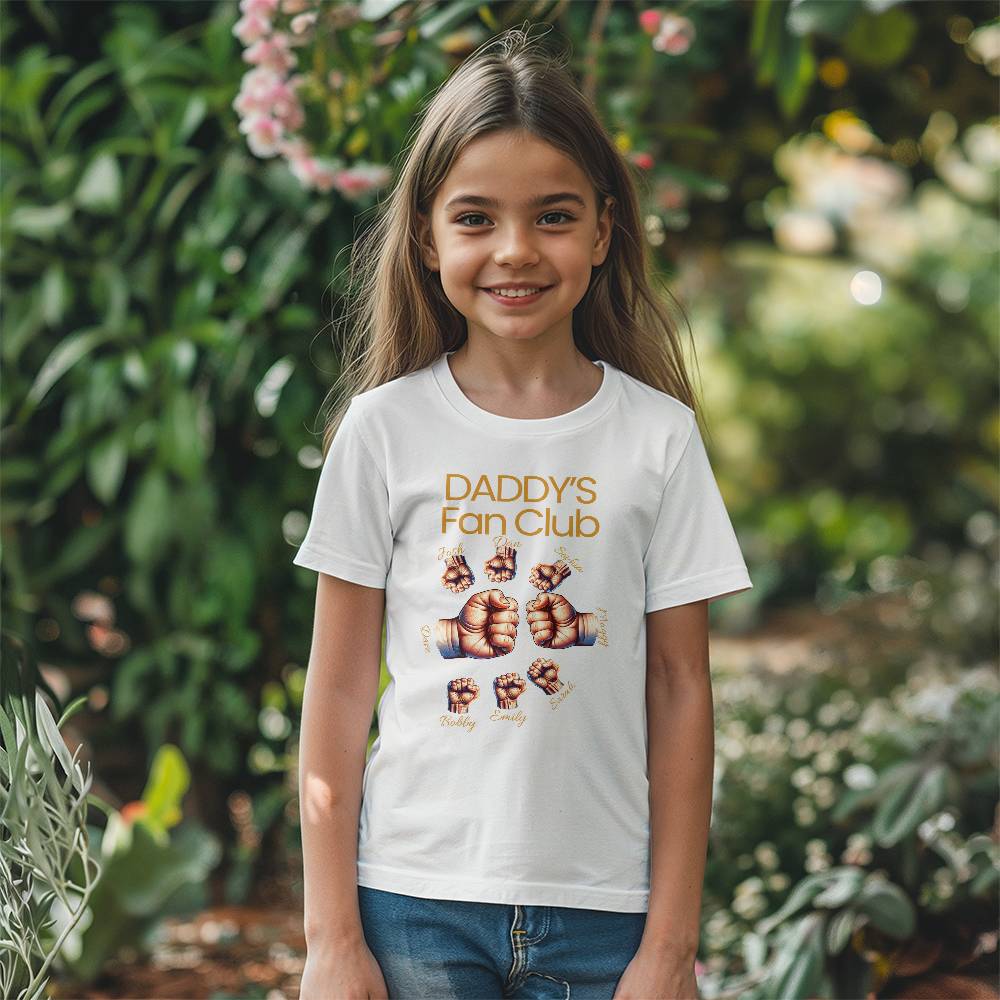 Daddy's Fan Club Family Bundle Crewneck Tees