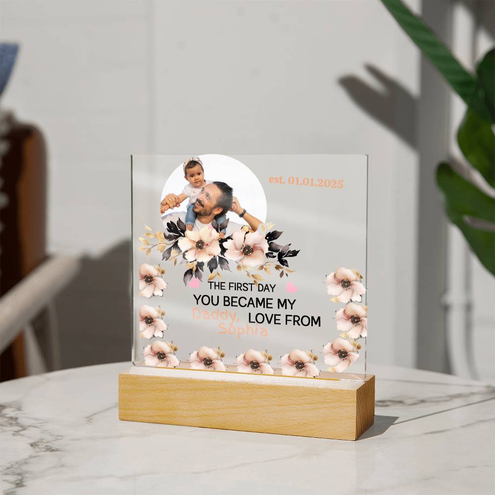A Love Acrylic Plaque for Dad