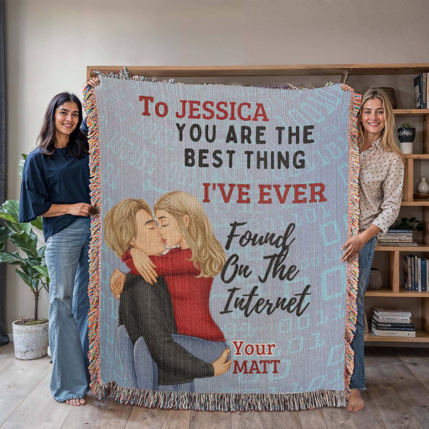 A Best Find on the Internet Love Sherpa, Fleece or Woven Blanket for a Wife, Girlfriend or Partner