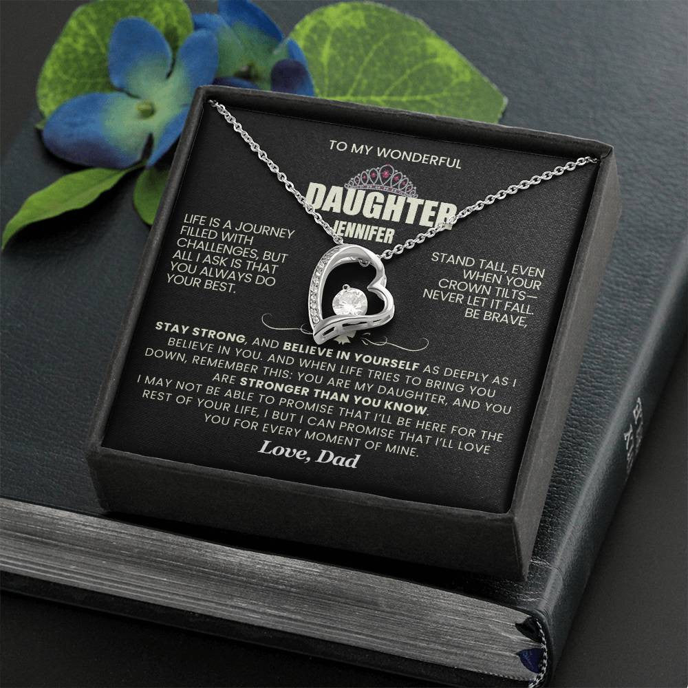 Forever Love Necklace with On Demand Message Card