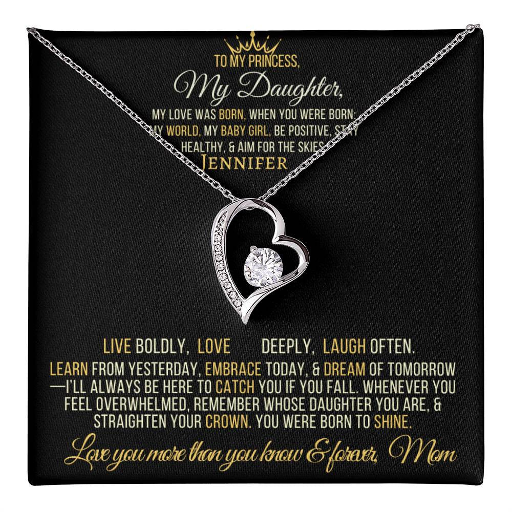 Forever Love Necklace with On Demand Message Card