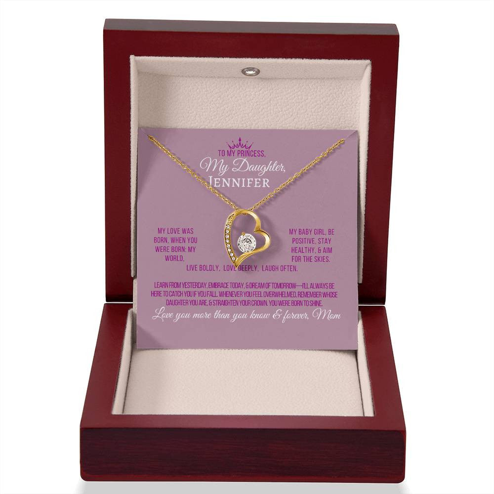 Forever Love Necklace with On Demand Message Card