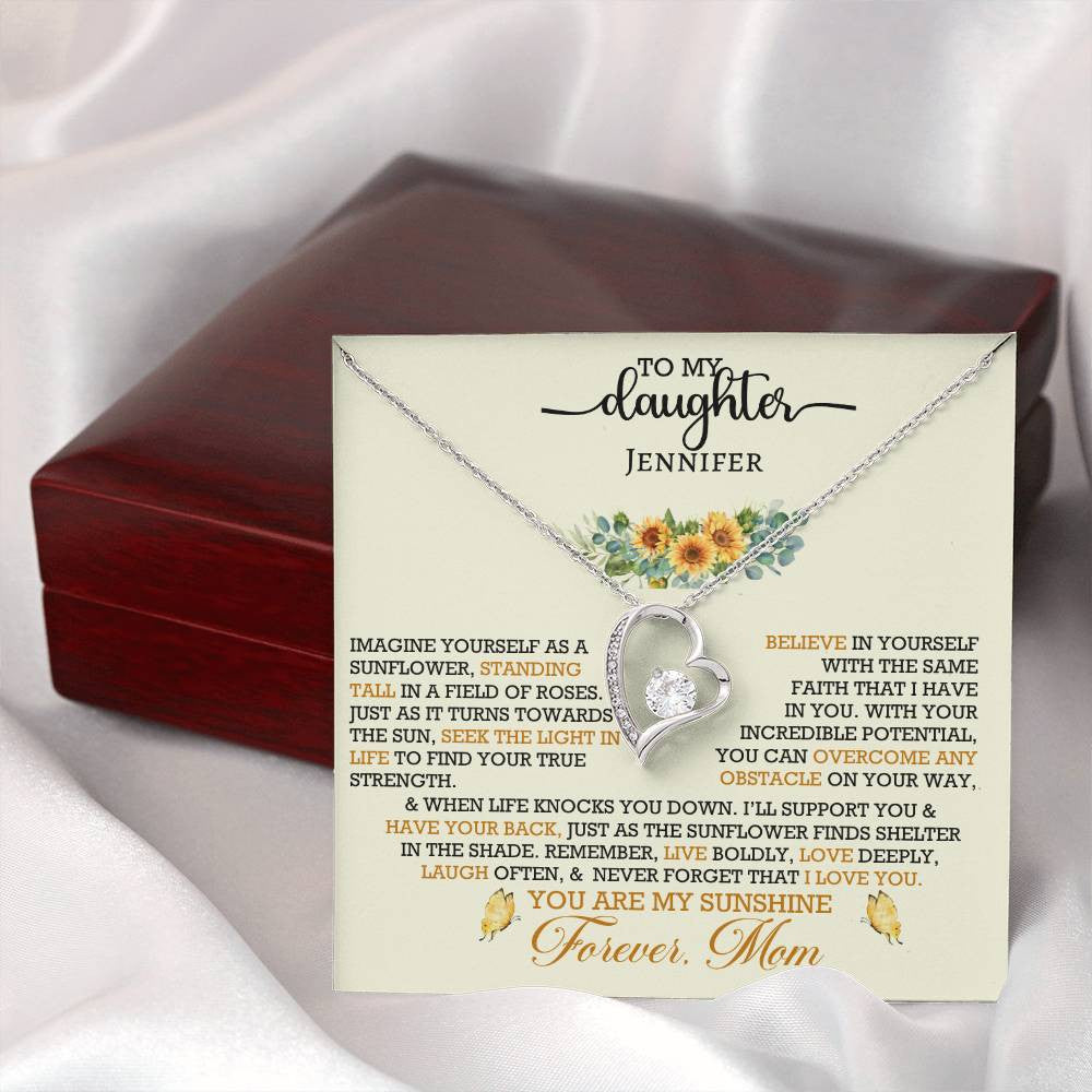Forever Love Necklace with On Demand Message Card