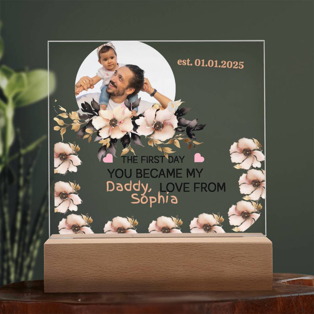 A Love Acrylic Plaque for Dad
