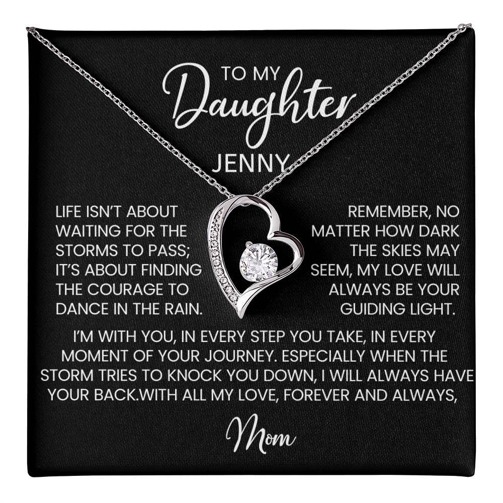 Forever Love Necklace with On Demand Message Card