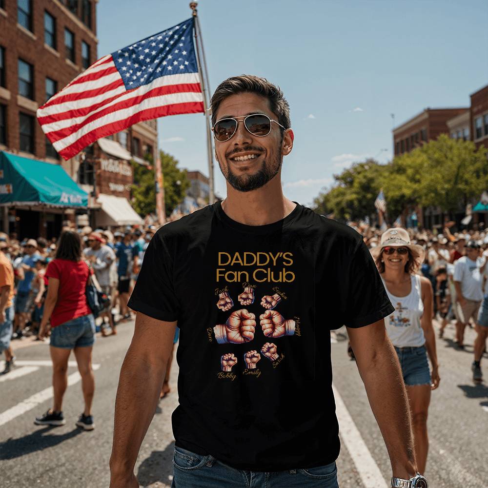 Daddy's Fan Club Family Bundle Crewneck Tees