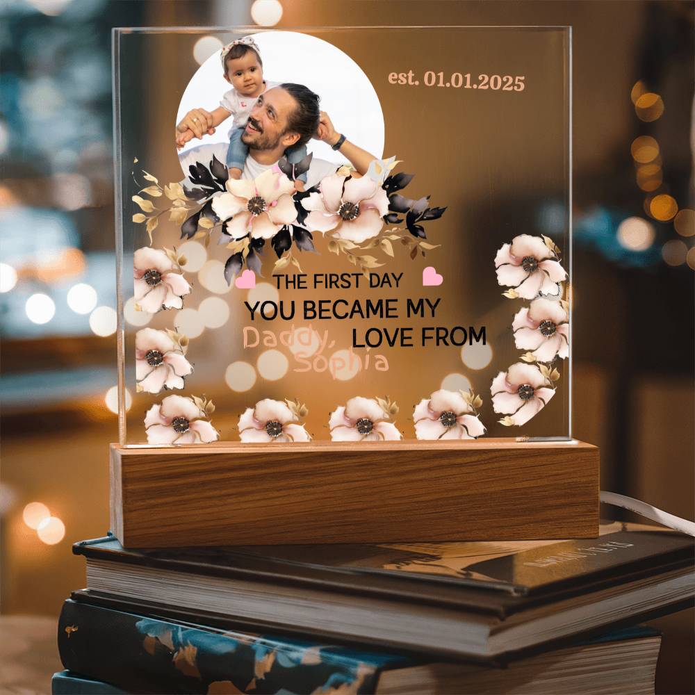 A Love Acrylic Plaque for Dad