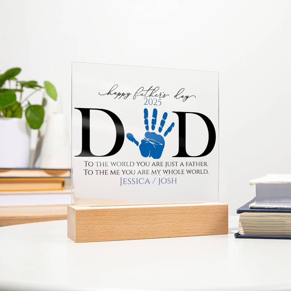 An Acrylic Plaque for Dad