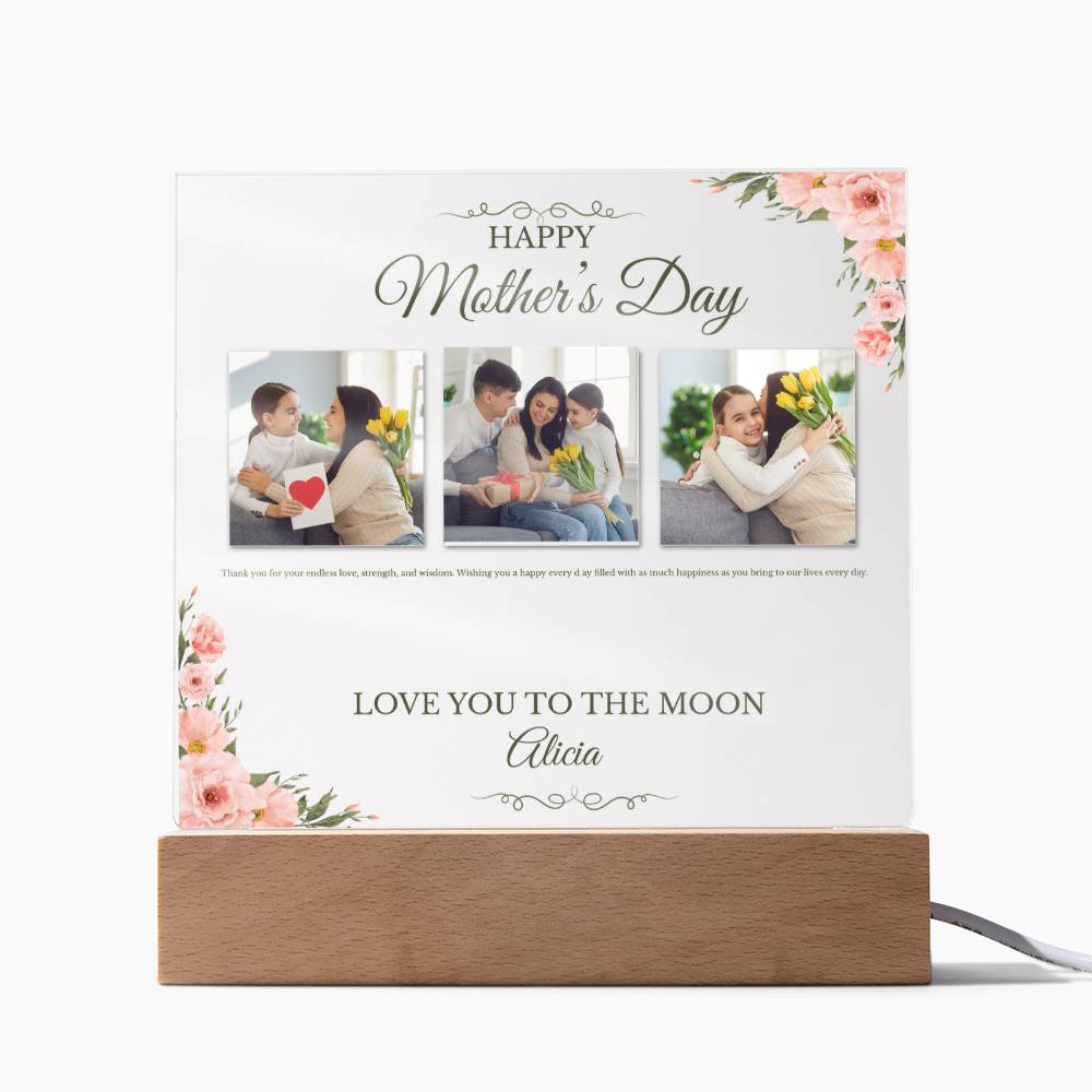 Mother's Day Acrylic Love Custom Plaque