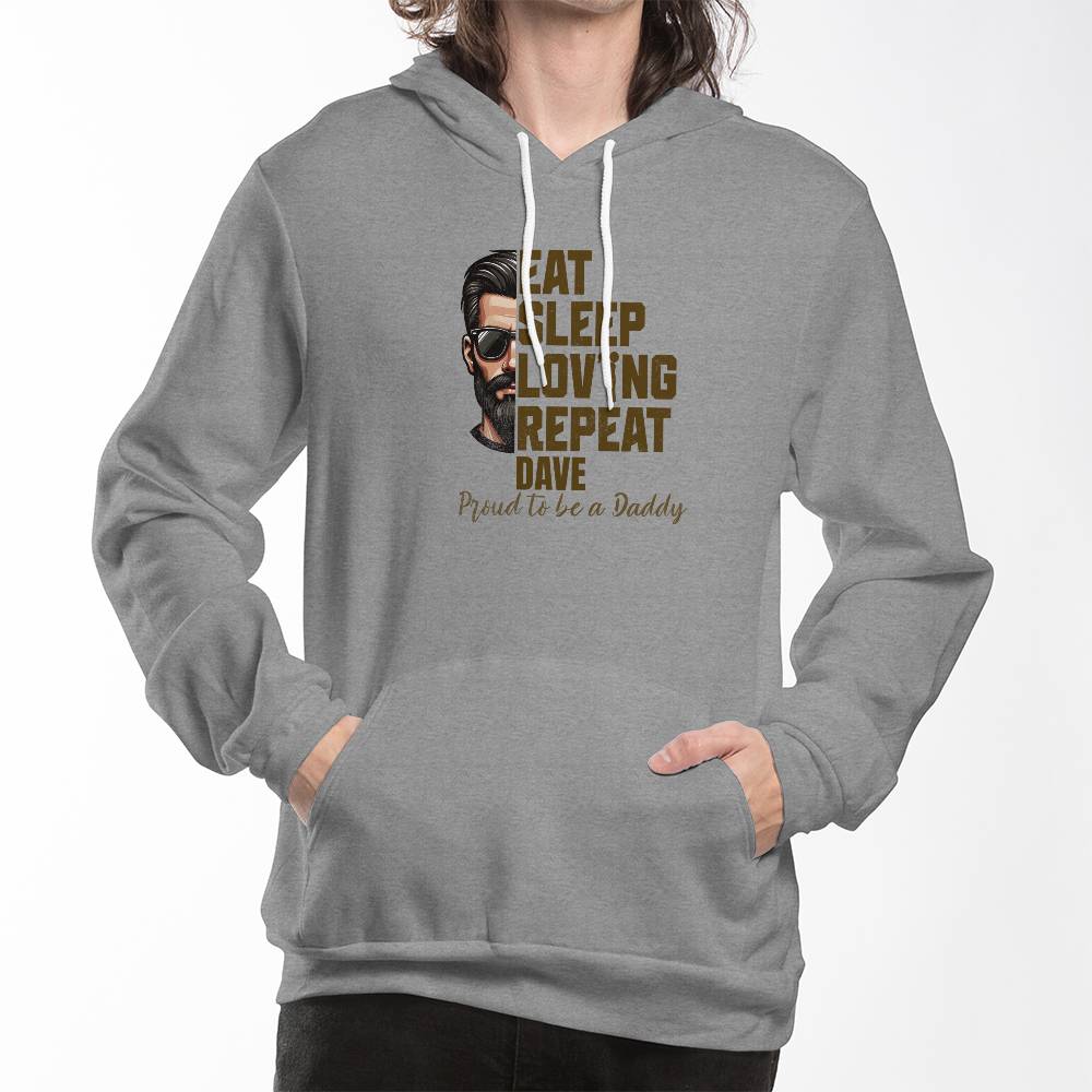 Custom Unisex Love T-Shirt Hoodie for Dad