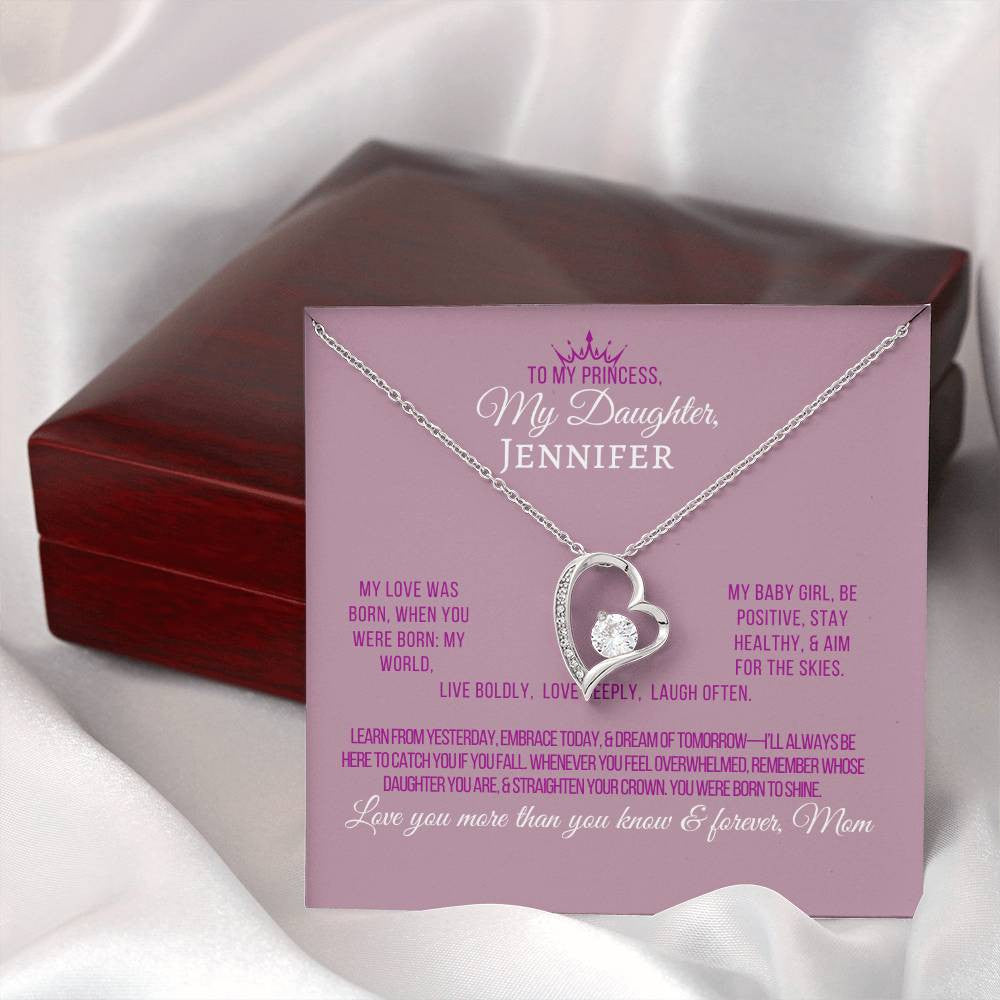Forever Love Necklace with On Demand Message Card