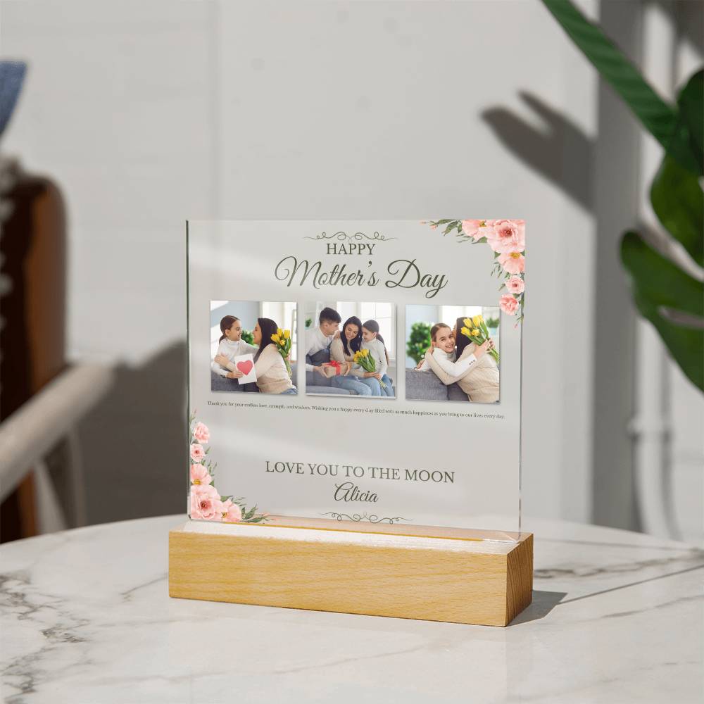 Mother's Day Acrylic Love Custom Plaque