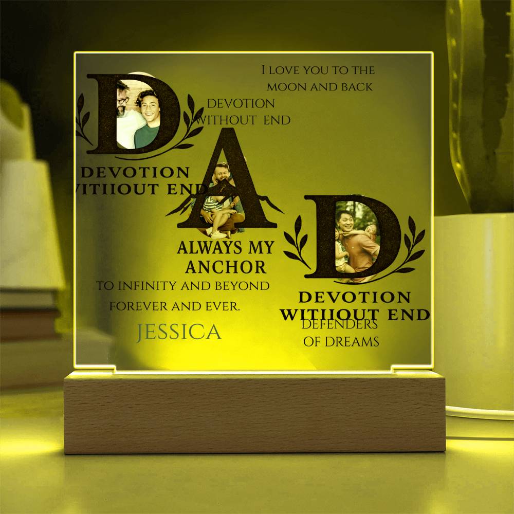 A Love Acrylic Plaque for Dad