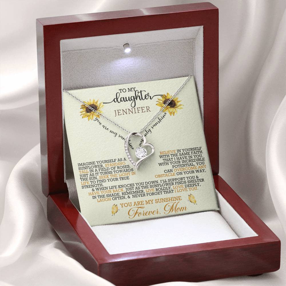 Forever Love Necklace with On Demand Message Card
