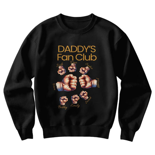 Daddy's Fan Club Family Bundle Crewneck Tees