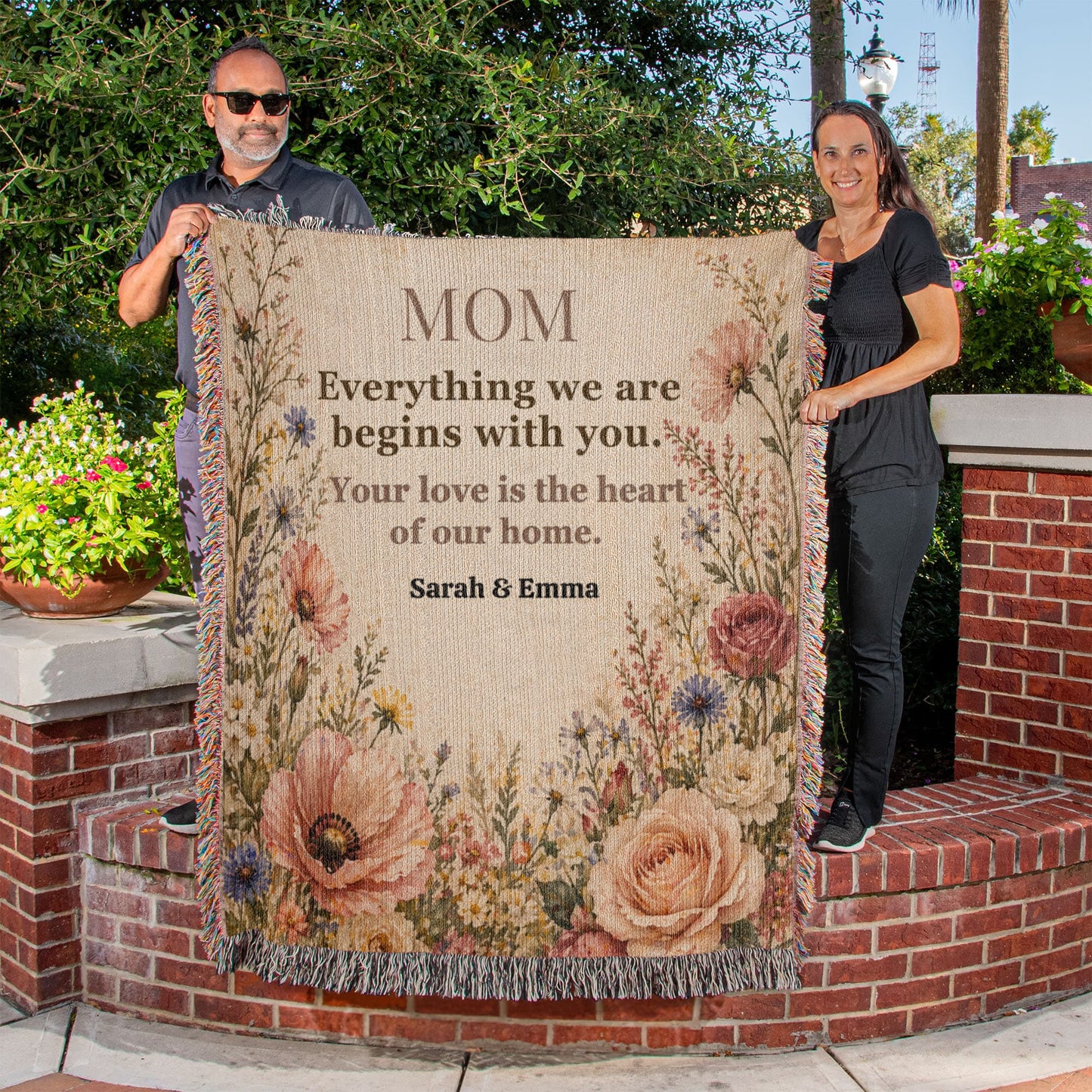 Mom Blanket – “Everything” | Ultra-Soft Sherpa Gift for Mom W2
