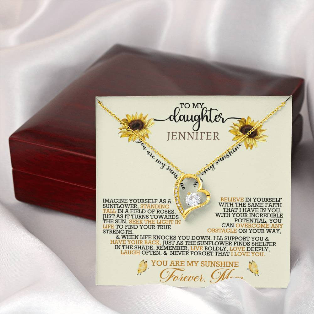 Forever Love Necklace with On Demand Message Card