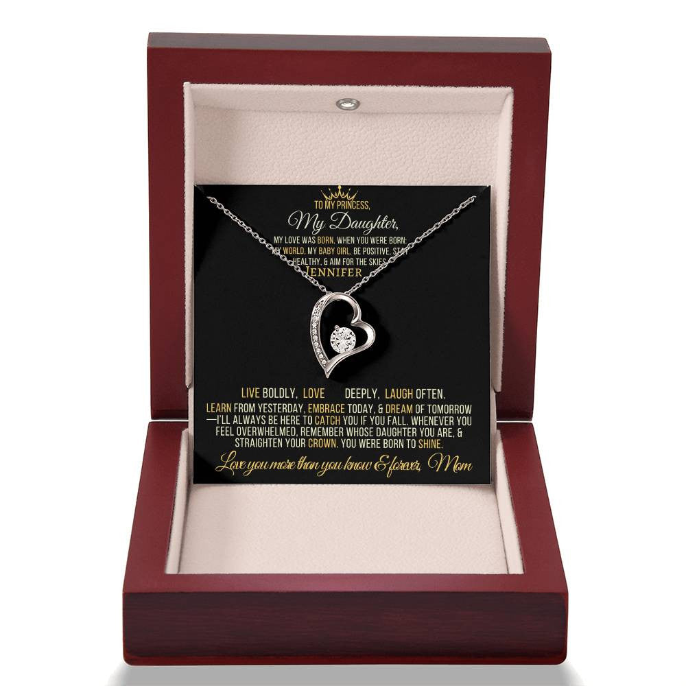 Forever Love Necklace with On Demand Message Card