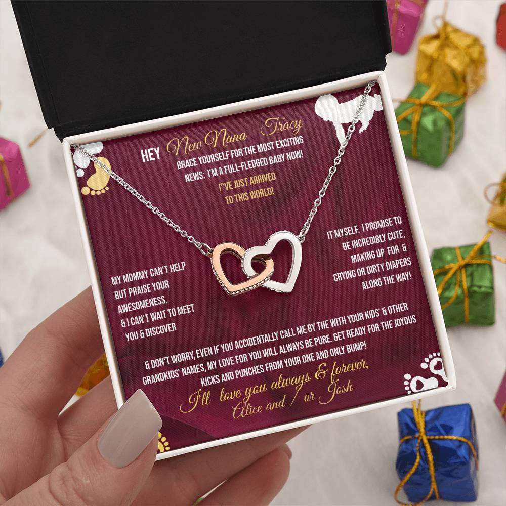 A Custom Love Necklace for a New Grandma.