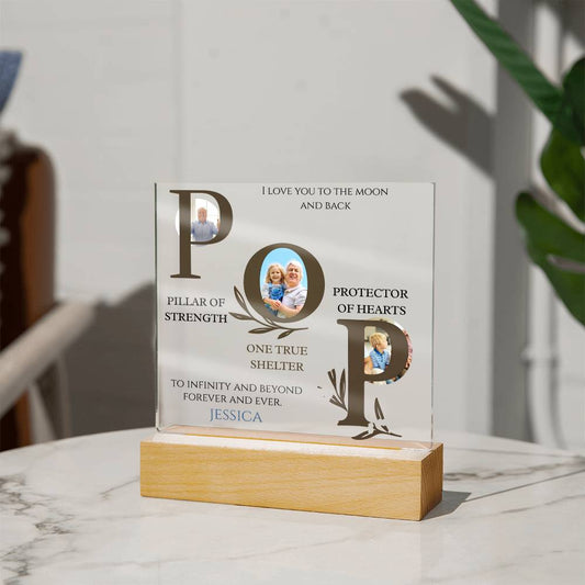 A Love Acrylic Plaque for Pop