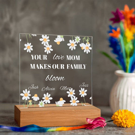 An Acrylic Love Gift Plaque for Mom