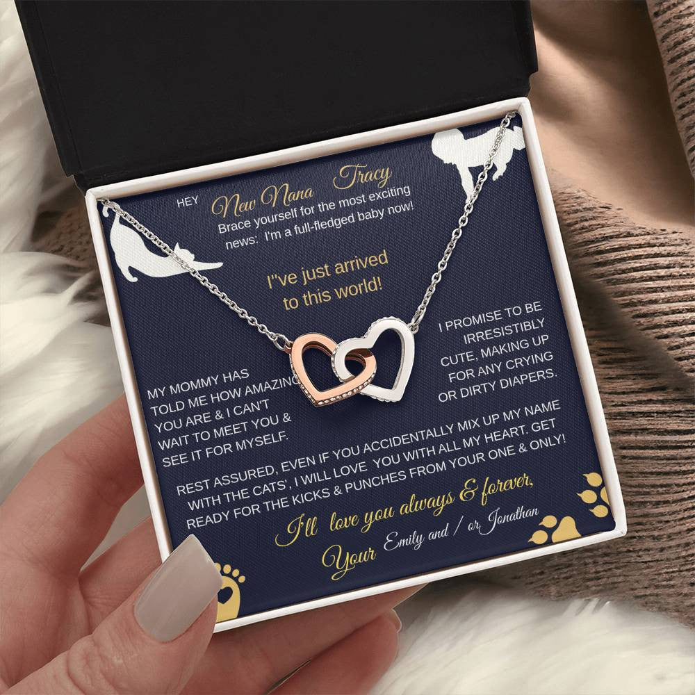 An I Love You Necklace for a New Nana,