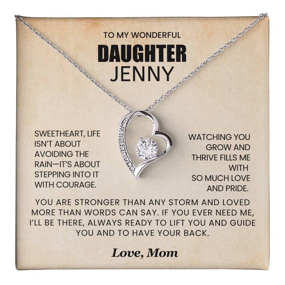 Forever Love Necklace with On Demand Message Card