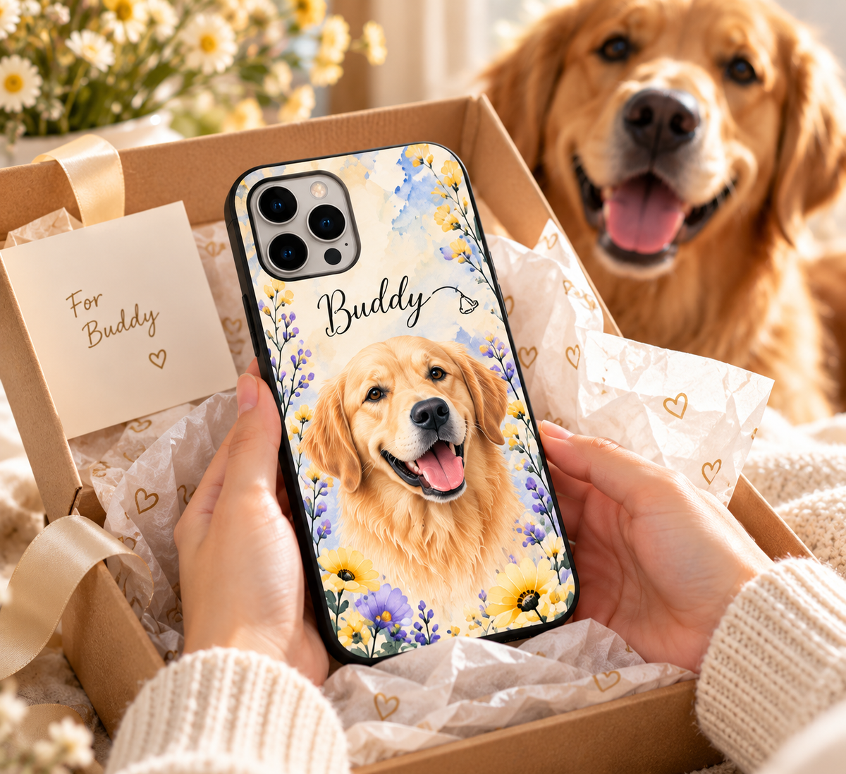 Pet Portrait for Shopify Tough Phone Cases