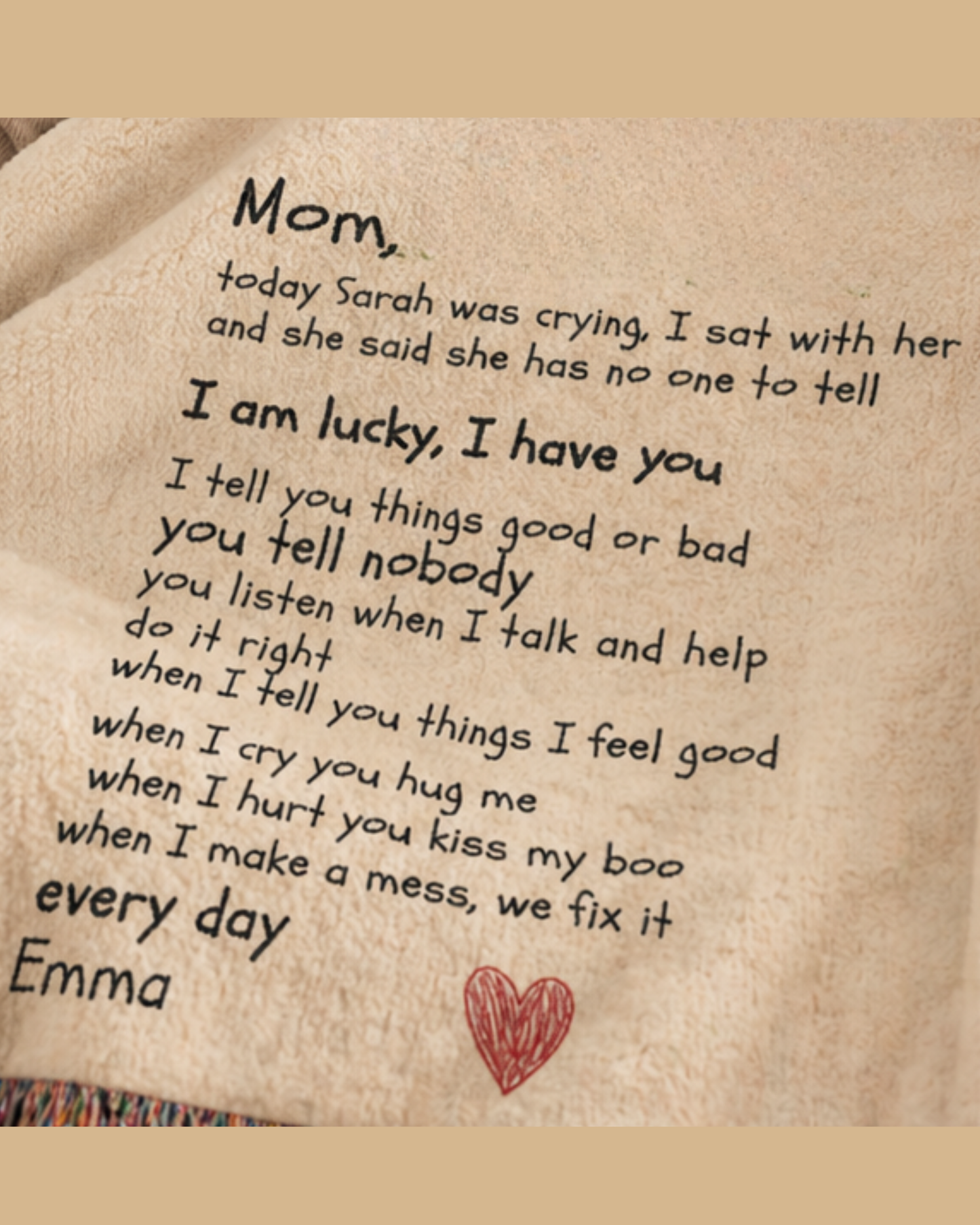 To My Mom – A Gift She’ll Never Forget