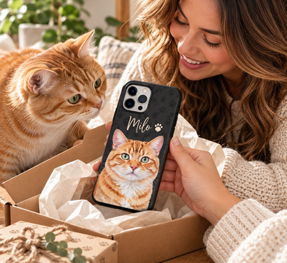 Pet Portrait for Shopify Tough Phone Cases