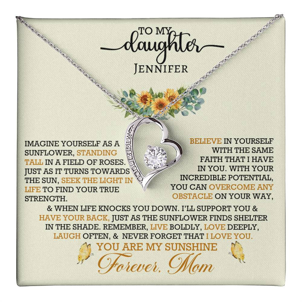 Forever Love Necklace with On Demand Message Card