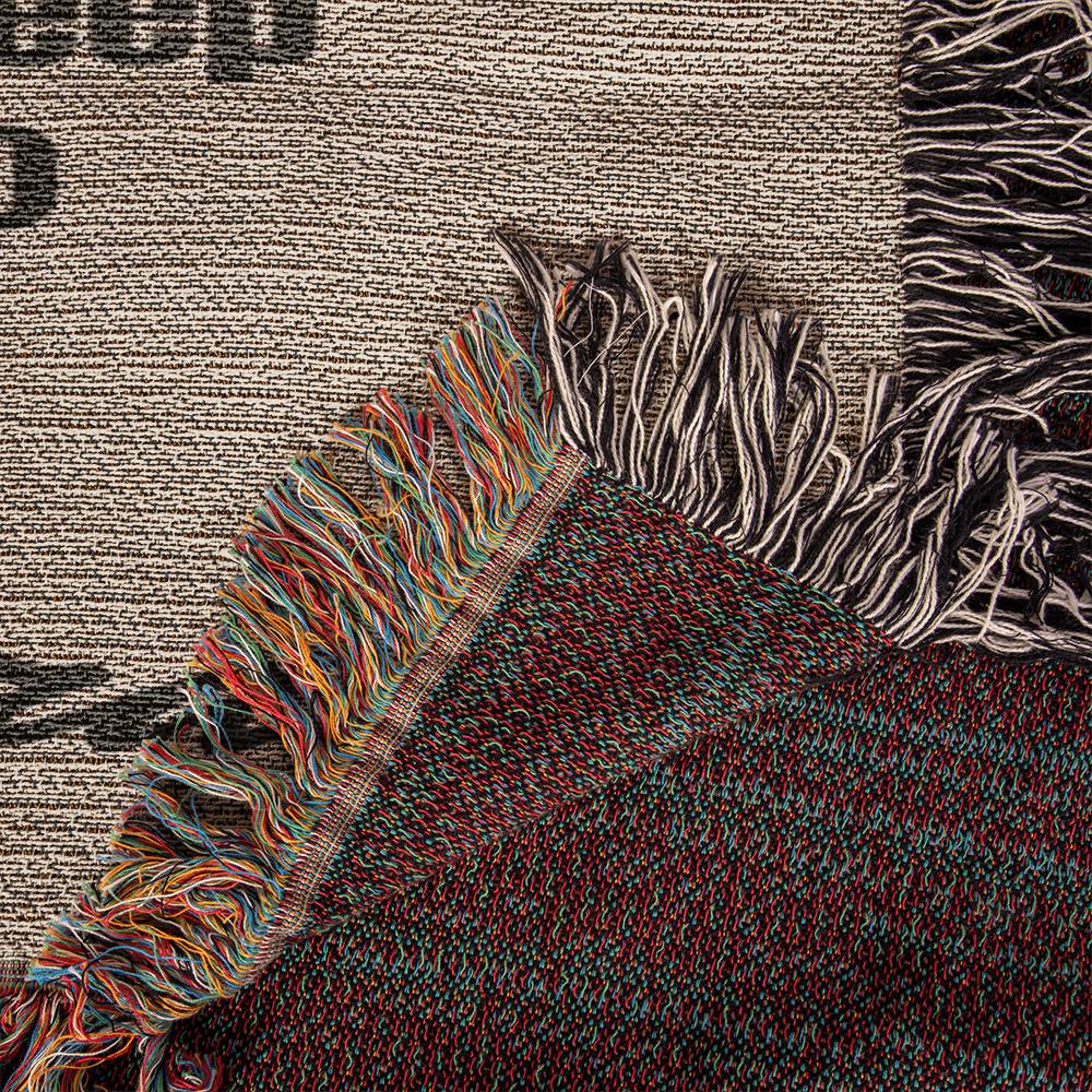 Custom New Dad Love Fleece Sherpa or Woven Blanket